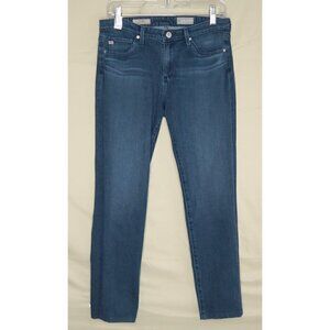 Adriano Goldschmied Jeans Prima Mid Rise Cigarette Blue Contour 360 Women's 28